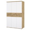 Forte Шафа 120 см Winnie Дуб Artisan/Білий, WNS831-C830 - Home Club, зображення 6