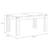 Forte Розкладний стіл 160x90 см Trondheim, дуб Artisan, ALCT44-D78 - Home Club, зображення 6