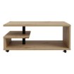 Forte Кофейный столик на колесиках 105x60 см Bailey, дуб Artisan, BL1T01-D78 - Home Club, изображение 2