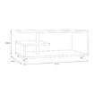 Forte Кофейный столик на колесиках 105x60 см Bailey, дуб Artisan, BL1T01-D78 - Home Club, изображение 4