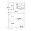 Forte Белый комод 75 см, T2KK20-120 - Home Club, изображение 7