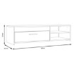 Forte Тумба під телевізор 120 см Paco Old – Wood Vintage/Бетон, PCOT11-C754 - Home Club, зображення 6