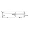 Forte Тумба під телевізор 120 см Paco Old – Wood Vintage/Бетон, PCOT11-C754 - Home Club, зображення 7