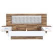 Forte Кровать с тумбочками 180x200 см Modern Way Дуб Клепковый/Белый, MRWL2182-C811 - Home Club, изображение 2