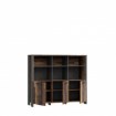 Forte Низька широка шафа Clif Old – Wood Vintage/Бетон, CLFR331-C546 - Home Club, зображення 5