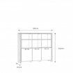 Forte Низька широка шафа Clif Old – Wood Vintage/Бетон, CLFR331-C546 - Home Club, зображення 7