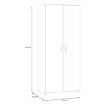 Forte Шафа 80 см Econobox, біла, ECBS822-120 - Home Club, зображення 6