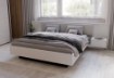 Forte Ліжко з ящиком для речей та тумбочками 180x200 см Nektarius Secret Grey, NKRL2182-M759 - Home Club