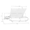 Forte Ліжко з ящиком для речей та тумбочками 180x200 см Nektarius Secret Grey, NKRL2182-M759 - Home Club, зображення 10