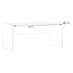 Forte Письменный стол 160x80 см Duro, DURB201-T75 - Home Club, изображение 5