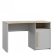 Forte Письменный стол 120x60 см с тумбой Surfinio, серый/дуб «Катания», SFNB211-M378 - Home Club, изображение 2