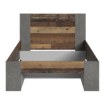 Forte Односпальне ліжко 120x200 см Clif Old – Wood Vintage/Бетон, CLFL1121-C546 - Home Club, зображення 2