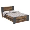 Forte Односпальне ліжко 120x200 см Clif Old – Wood Vintage/Бетон, CLFL1121-C546 - Home Club, зображення 3