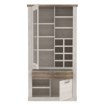 Forte Вітрина 110 см із шухлядою Duro, біла сосна/старовинний дуб, DURV821L-T75 - Home Club, зображення 5