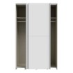 Forte Розсувна шафа 120 см Schach&amp;Matt, біла, SHMS62231-120 - Home Club, зображення 3