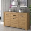 Forte Класична комода Havanna, дуб зі штучним ефектом старіння, HVNK232-D67 - Home Club
