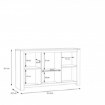 Forte Класична комода Havanna, дуб зі штучним ефектом старіння, HVNK232-D67 - Home Club, зображення 5