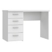 Forte Білий письмовий стіл 110x60 см з 4 шухлядами, MT935-Z12M - Home Club, зображення 3