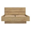 Forte Двоспальне ліжко 160x200 см з ящиком для речей Orkney, дуб Mauvella, OKYL1162-D108 - Home Club, зображення 2
