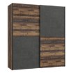 Forte Розсувна шафа 170 см Dederik Old – Wood Vintage/Бетон, W3NS822X1-C754 - Home Club, зображення 4