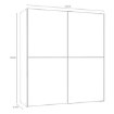 Forte Розсувна шафа 170 см Dederik Old – Wood Vintage/Бетон, W3NS822X1-C754 - Home Club, зображення 6