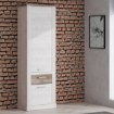 Forte Шкаф шириной 70 см с ящиком Duro, белая сосна/античный дуб, DURS812-T75 - Home Club