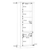 Forte Шкаф шириной 70 см с ящиком Duro, белая сосна/античный дуб, DURS812-T75 - Home Club, изображение 7