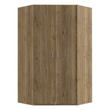 Forte Большой угловой шкаф 120x120 см Econobox 2, дуб Mauvella, ECBS924-D108 - Home Club