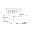 Forte Каркас ліжка + тумбочки, RCQL1164B-C692 - Home Club, зображення 5