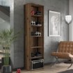 Forte Вузька висока відкрита шафа 55 см Old – Wood Vintage, T2KR02-H51 - Home Club