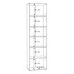 Forte Вузька висока відкрита шафа 55 см Old – Wood Vintage, T2KR02-H51 - Home Club, зображення 5