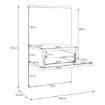 Forte Приліжкова тумбочка L, BLQL015LT-M820 - Home Club, зображення 8