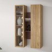 Forte Навісна вітрина 85 см Breathtaker Теракота/Дуб Mauvella, BTHVH331-Q192 - Home Club, зображення 2