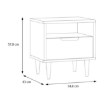 Forte Приліжкова тумба, CVRK111EC-D108 - Home Club, зображення 6