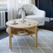 Forte Круглий журнальний столик 75x75 см Tobago, дуб Artisan, CFTT5024-D78 - Home Club