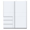 Forte Шкаф-купе 170 см с ящиками Winn 2, белый, W2QS823E71-120 - Home Club, изображение 2