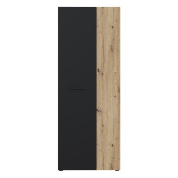 Forte Шкаф 70 см Net306 Дуб Artisan/Черный, MS264-M712 - Home Club