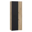 Forte Шкаф 70 см Net306 Дуб Artisan/Черный, MS264-M712 - Home Club, изображение 4