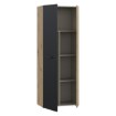 Forte Шкаф 70 см Net306 Дуб Artisan/Черный, MS264-M712 - Home Club, изображение 5