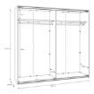 Forte Шафа для одягу, SSQS92411-C04 - Home Club, зображення 8