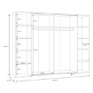 Forte Шафа для одягу, NRGS82511-C830 - Home Club, зображення 8