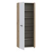 Forte Шкаф для обуви 70 см Net306, дуб Artisan/белый, MS263-C830 - Home Club, изображение 5
