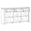 Forte Комод, BHLK231-M954 - Home Club, зображення 8