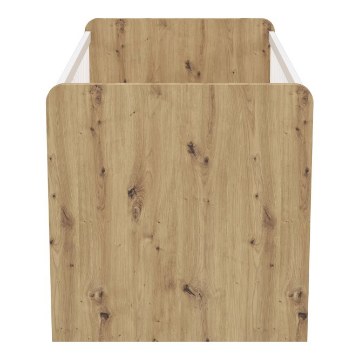 Forte Дитяче ліжечко 70x140 см Winnie Дуб Artisan/Білий, BBSL071-C830 - Home Club