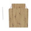 Forte Дитяче ліжечко 70x140 см Winnie Дуб Artisan/Білий, BBSL071-C830 - Home Club, зображення 3