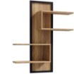 Forte Декоративна полиця 100 см Jytana Дуб Mauvella/Чорний, JTNB01-M635 - Home Club, зображення 2