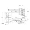 Forte Меблева стіна, ZMBM01L-Q45F - Home Club, зображення 5