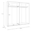 Forte Шафа для одягу, BLQS92711-M802 - Home Club, зображення 9