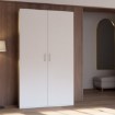 Forte Шафа 120 см, біла, HMNS922-120 - Home Club, зображення 2