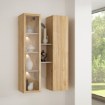 Forte Настенный шкафчик 85 см Breathtaker, дуб Mauvella/песочный, BTHVH331-M845 - Home Club, изображение 2